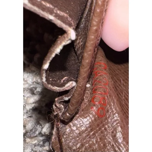 Louis Vuitton Damier Ebene Long Wallet Push Lock Clutch Style Brown Checkered - Picture 9 of 16